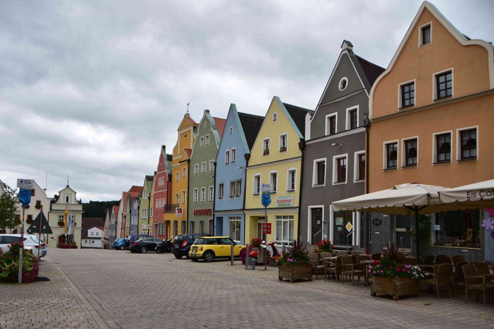 Die Hauptstraße von Neustadt an der Aisch